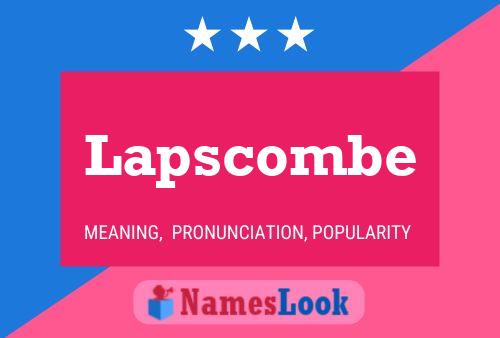 Poster del nome Lapscombe