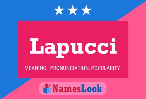 Poster del nome Lapucci