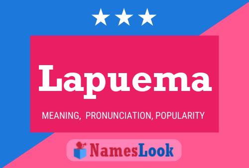 Poster del nome Lapuema