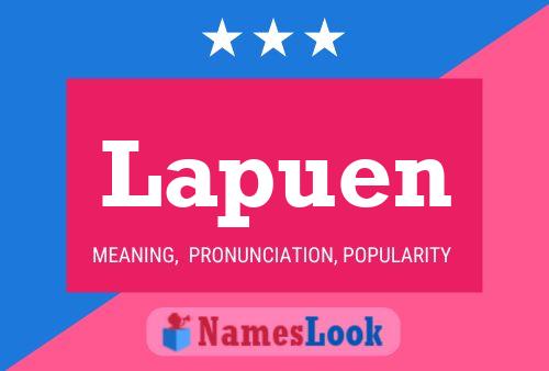 Poster del nome Lapuen