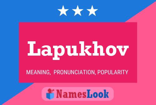 Poster del nome Lapukhov