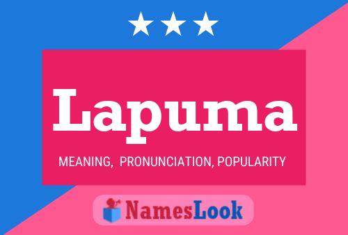 Poster del nome Lapuma