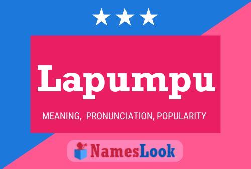 Poster del nome Lapumpu