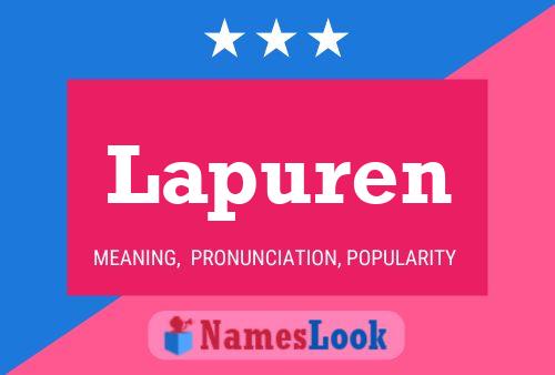 Poster del nome Lapuren