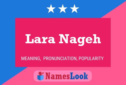 Poster del nome Lara Nageh