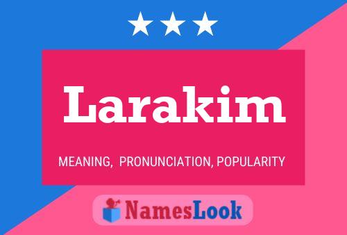 Poster del nome Larakim