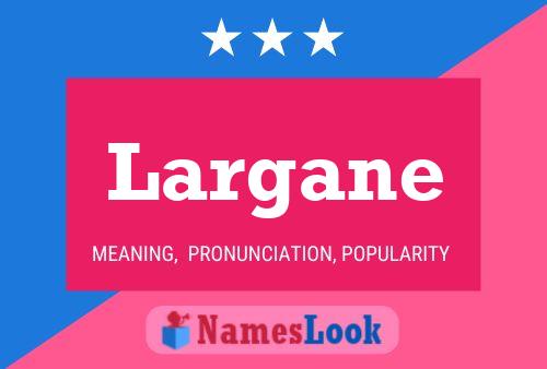 Poster del nome Largane