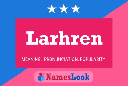 Poster del nome Larhren