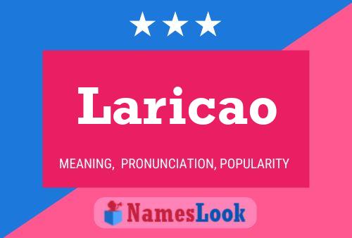 Poster del nome Laricao