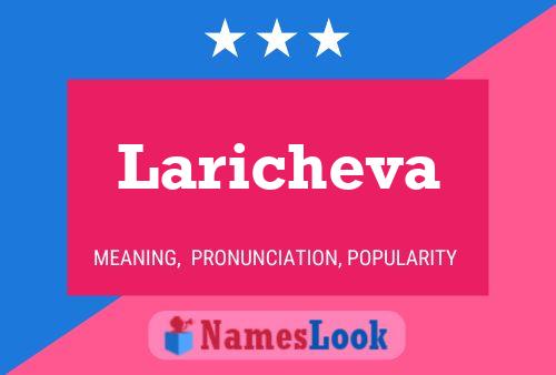 Poster del nome Laricheva