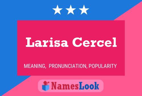 Poster del nome Larisa Cercel