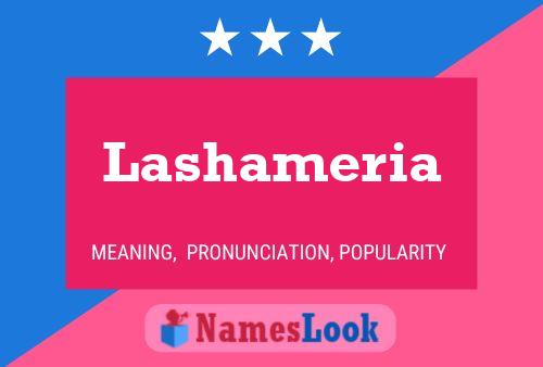 Poster del nome Lashameria