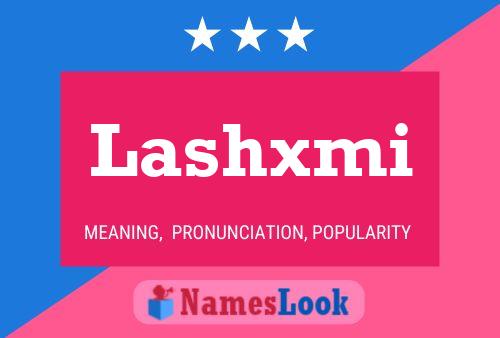 Poster del nome Lashxmi