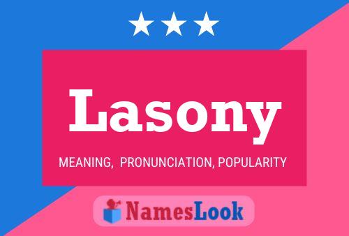 Poster del nome Lasony