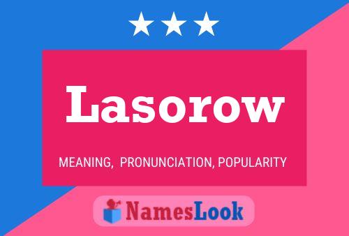 Poster del nome Lasorow