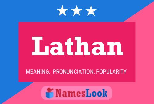 Poster del nome Lathan