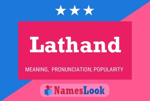 Poster del nome Lathand