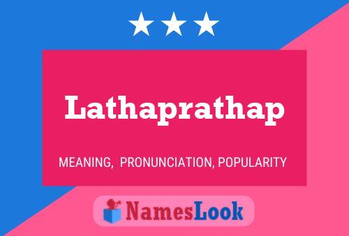 Poster del nome Lathaprathap