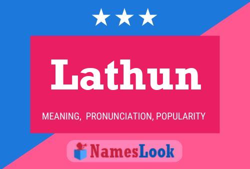 Poster del nome Lathun