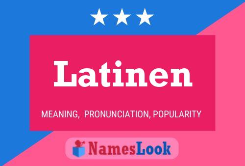 Poster del nome Latinen