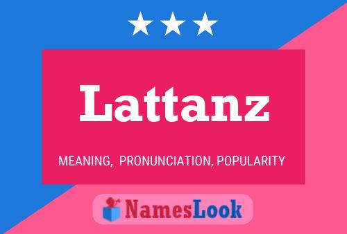 Poster del nome Lattanz