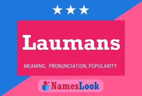 Poster del nome Laumans