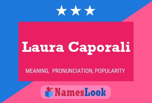 Poster del nome Laura Caporali