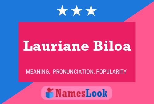 Poster del nome Lauriane Biloa