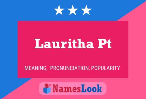 Poster del nome Lauritha Pt