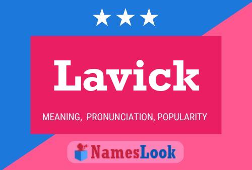 Poster del nome Lavick