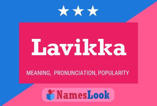 Poster del nome Lavikka