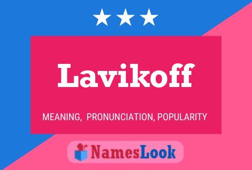 Poster del nome Lavikoff