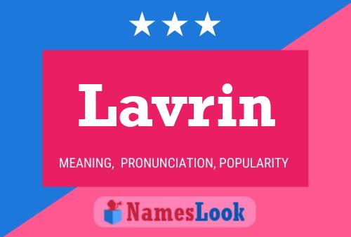 Poster del nome Lavrin