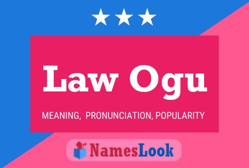 Poster del nome Law Ogu