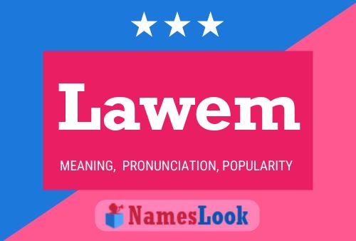 Poster del nome Lawem