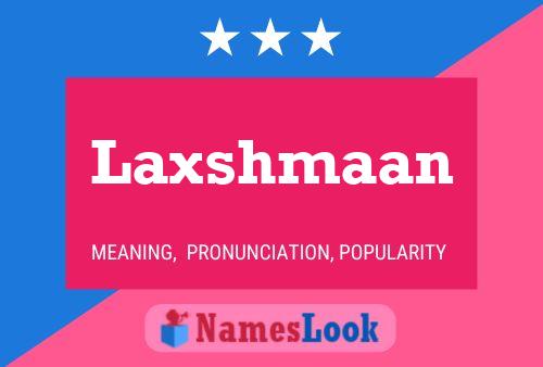 Poster del nome Laxshmaan