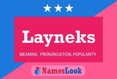 Poster del nome Layneks