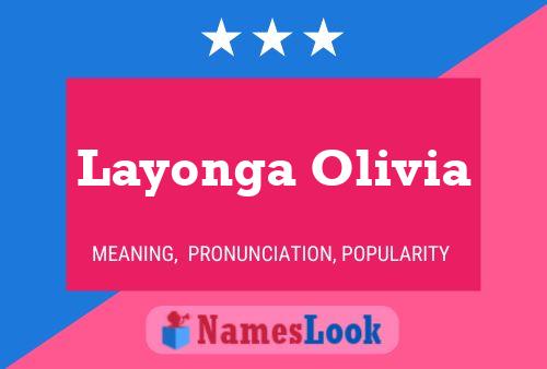 Poster del nome Layonga Olivia