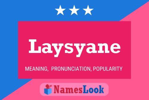 Poster del nome Laysyane