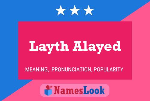 Poster del nome Layth Alayed