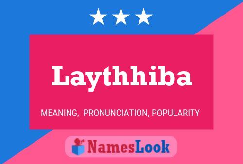 Poster del nome Laythhiba