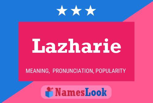 Poster del nome Lazharie