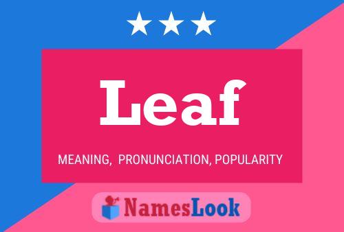 Poster del nome Leaf