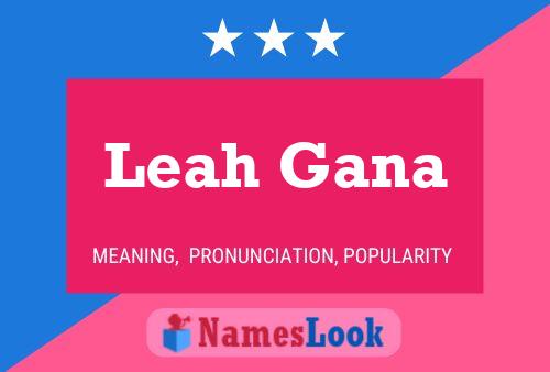 Poster del nome Leah Gana