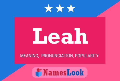 Poster del nome Leah