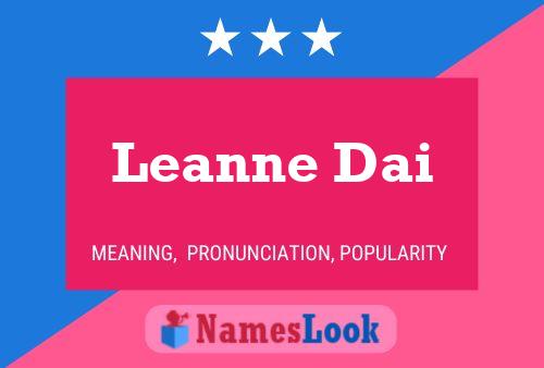 Poster del nome Leanne Dai