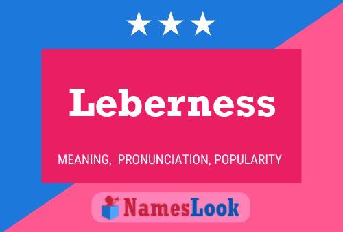 Poster del nome Leberness