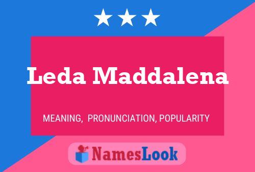 Poster del nome Leda Maddalena