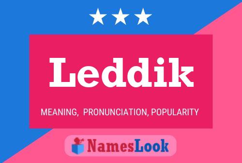 Poster del nome Leddik