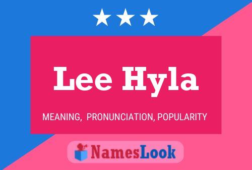 Poster del nome Lee Hyla